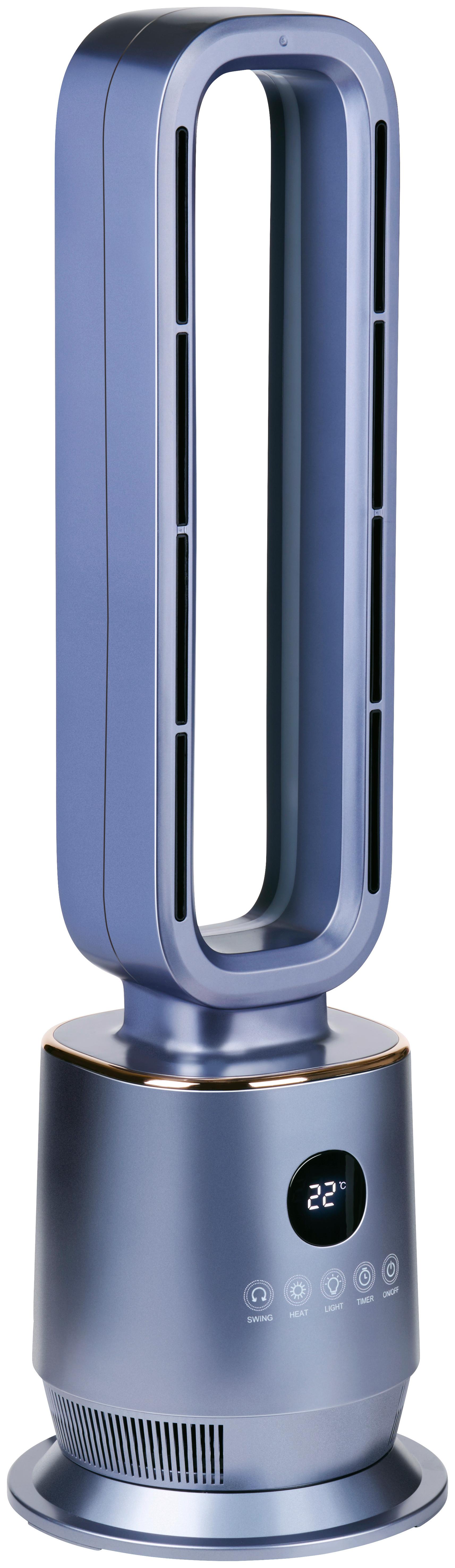 HEIZLÜFTER HEATER BLADELESS PTC 2000W - Grau, MODERN, Kunststoff (85.5/27.5/28cm)