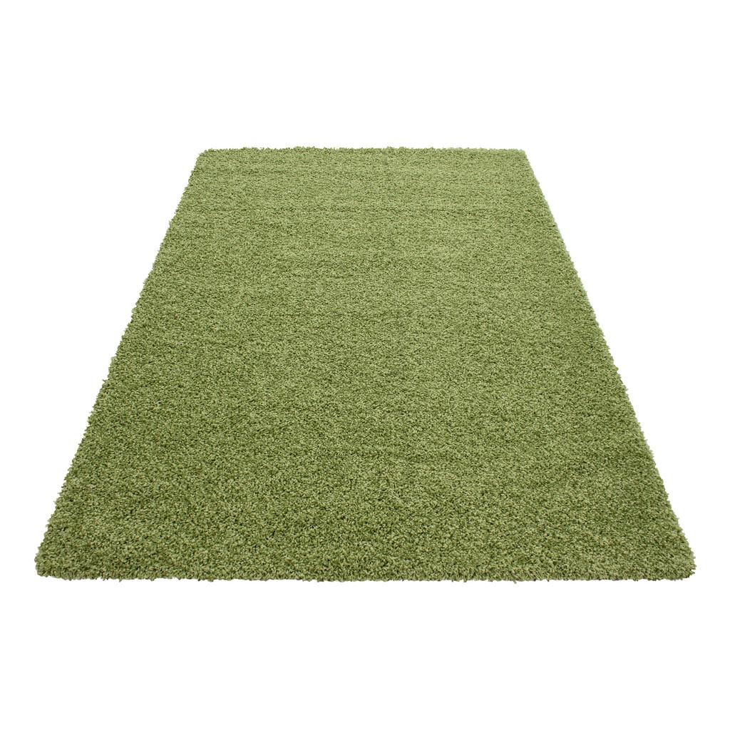 Hochflor Teppich Grün Life 80x150 Cm