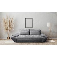 Schlafsofa Elma Dunkelgrau B: 280cm - Dunkelgrau/Schwarz, KONVENTIONELL, Holz/Holzwerkstoff (280/73-93/107cm) - MID.YOU