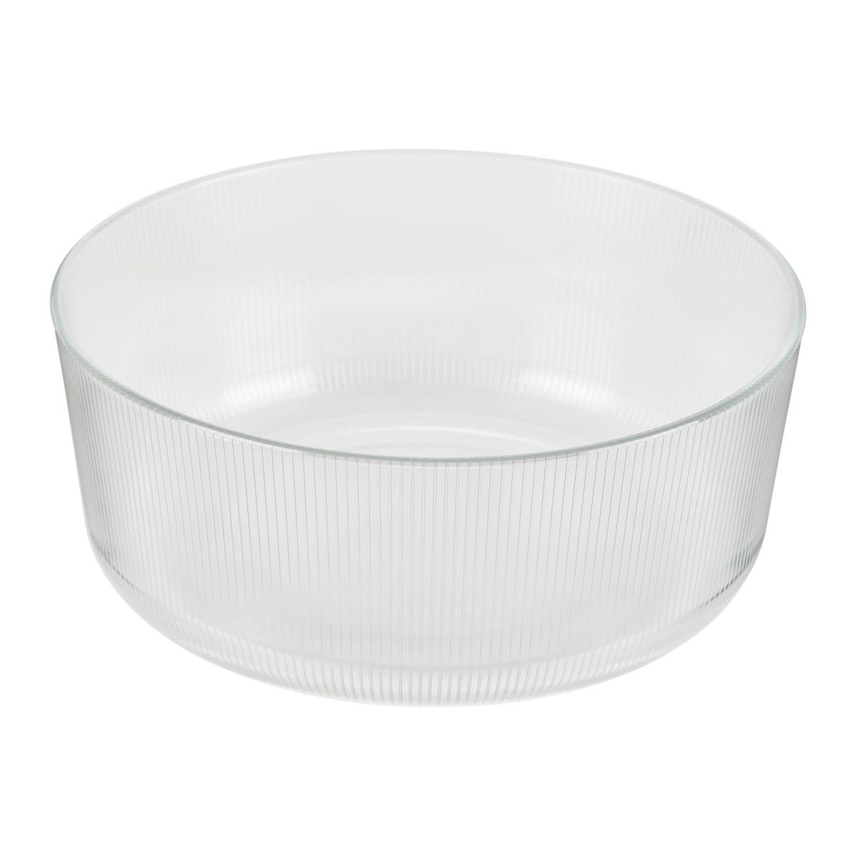 Schüssel Bea - Klar, Design, Glas (21,6/9cm) - Luca Bessoni