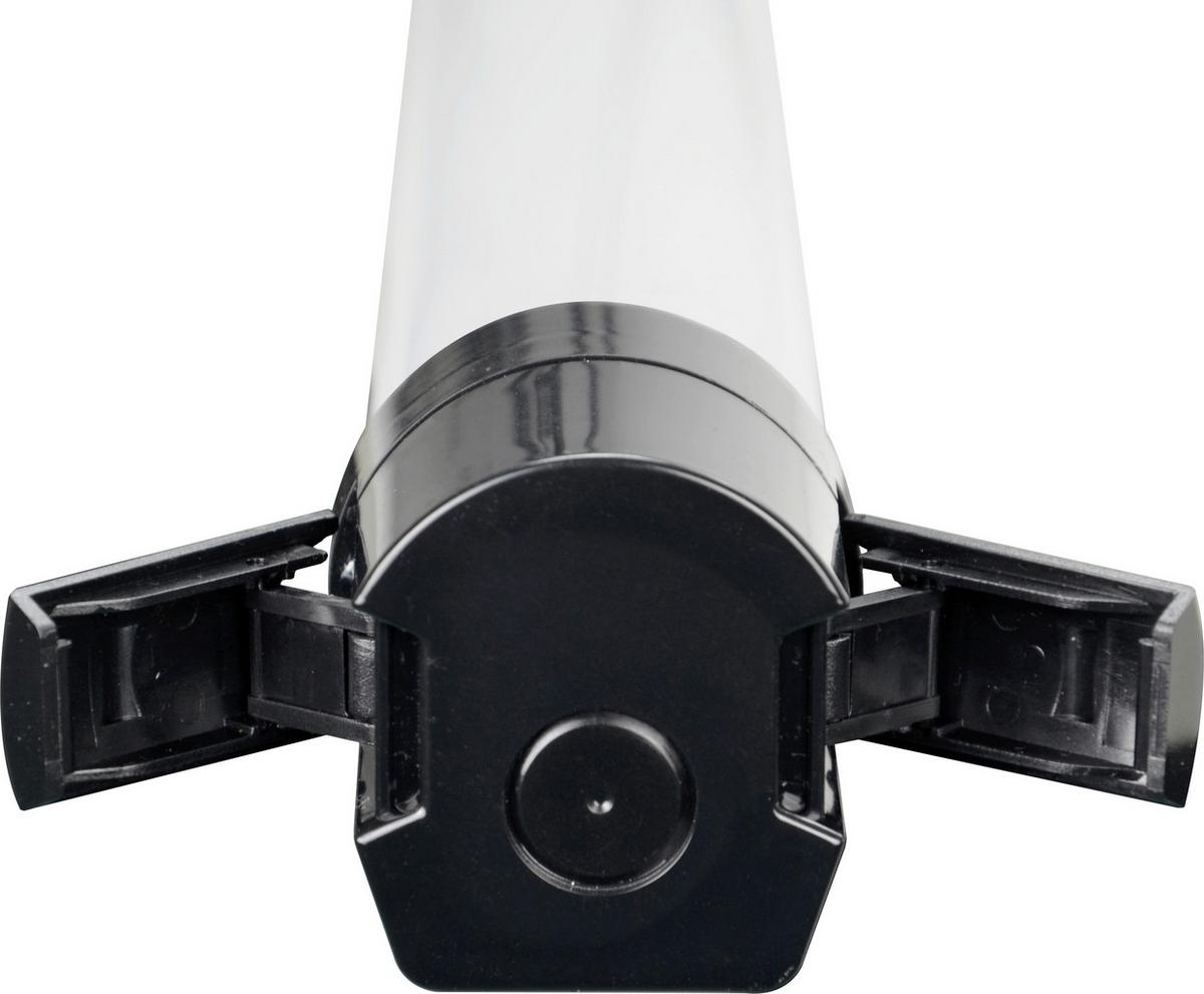 LED-Deckenleuchte L: 62 cm, für In-Und Outdoor - Schwarz, Basics, Kunststoff (62/6/6cm)