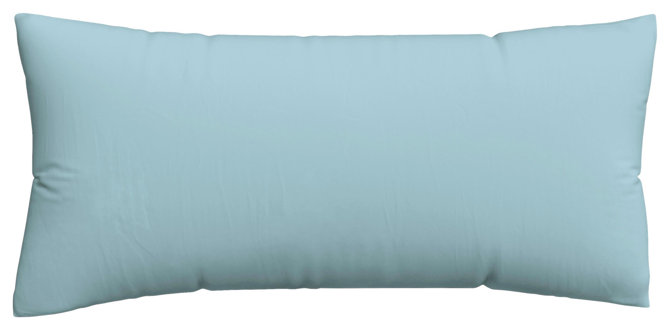 Kissenbezug Knitted 40x80 cm Jersey Hellblau - Hellblau, Basics, Textil (40/80cm) - Schlafgut