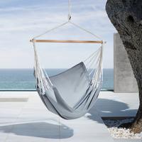 Hängesessel Chillax Grau für Deckenmontage Bis 100 Kg - Grau, KONVENTIONELL, Textil (120/130cm) - Ondega