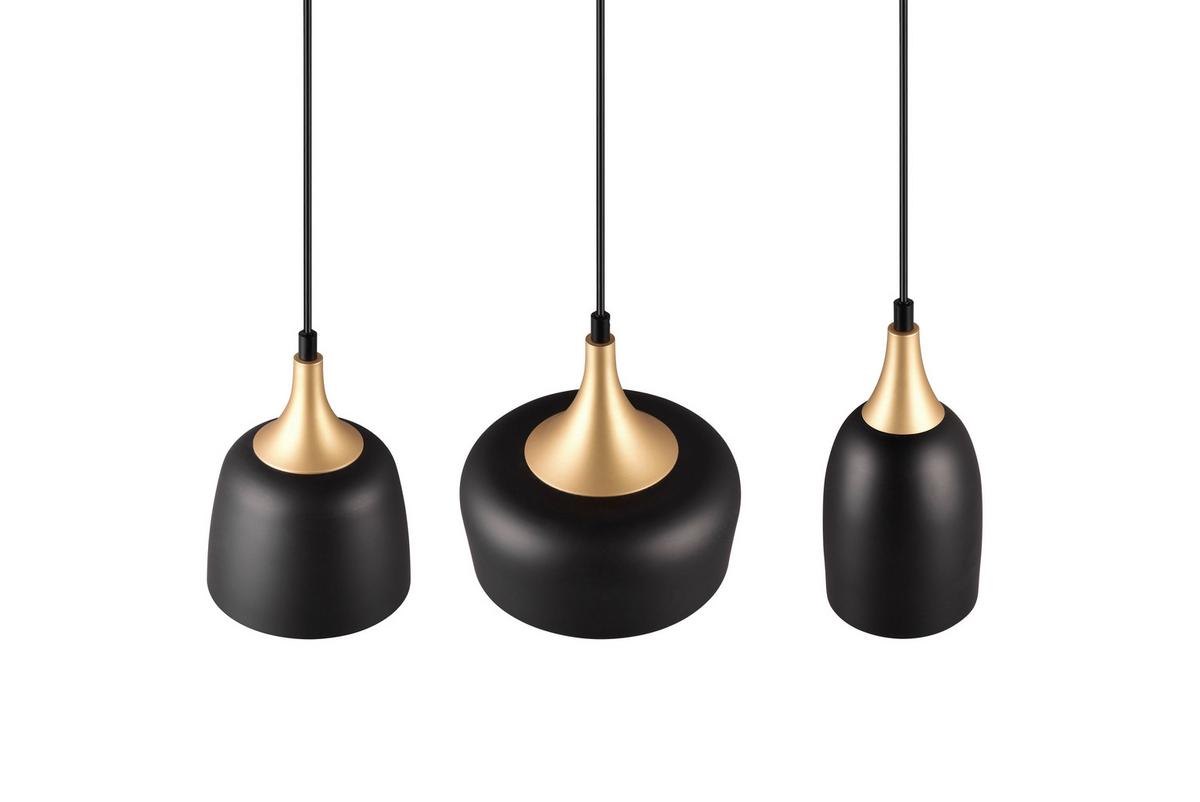Pendelleuchte 310500332 Chiraz - Schwarz, Design, Metall (63/20/150cm) - Trio Leuchten
