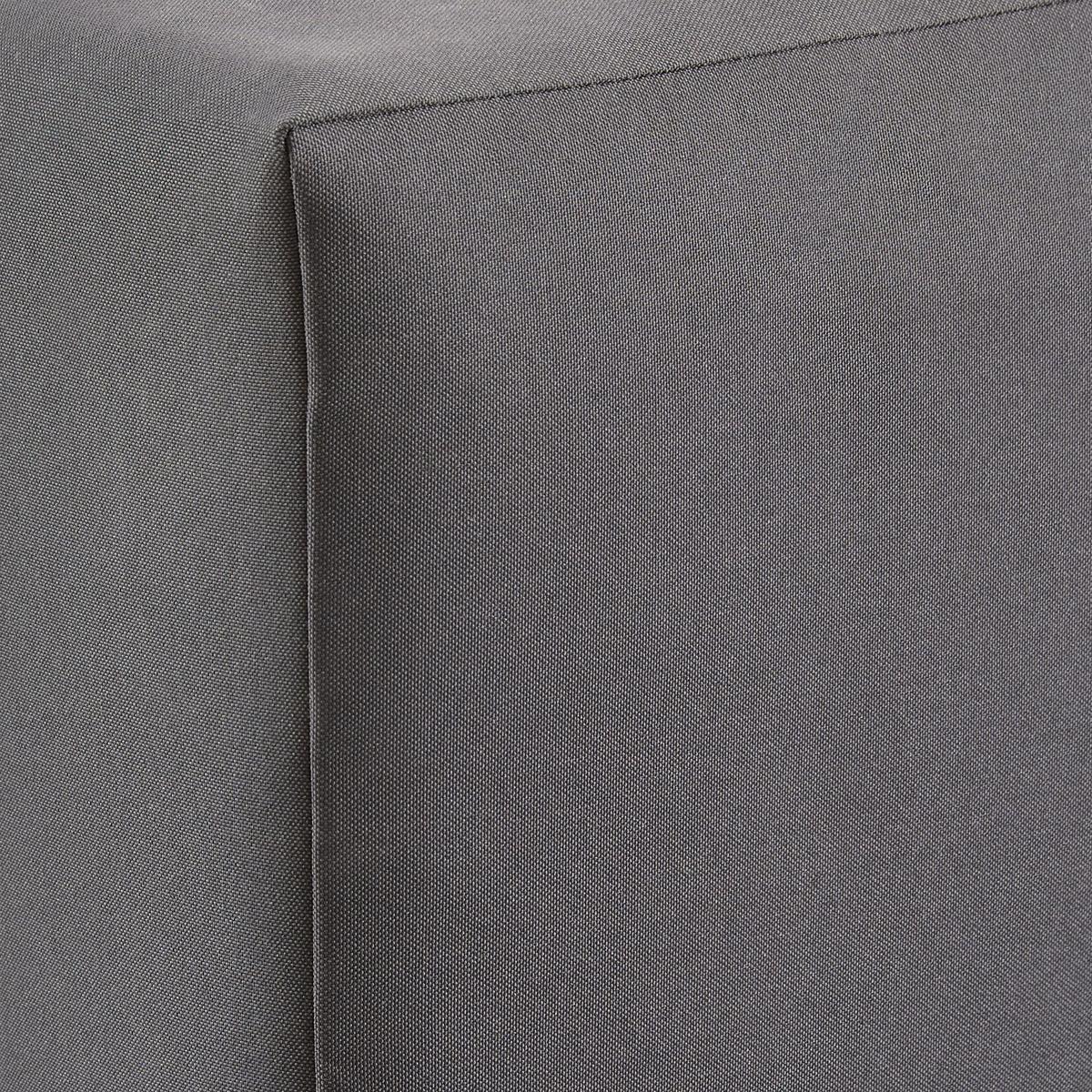 Zahradní sedací souprava GIANNY - šedá/barvy akácie, Moderní, kov/dřevo (232/72/72cm) - Bessagi Garden