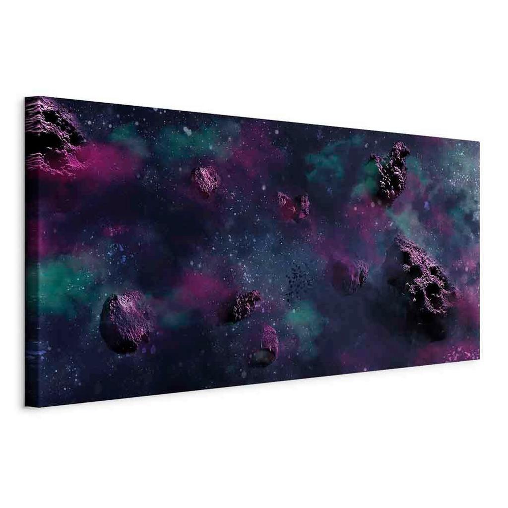 Leinwandbild Endless Space Violett Dunkelblau B: 120 cm