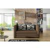Schlafsofa Neva Braun, B: 132 cm - Schwarz/Braun, Design, Textil (132/62/70cm) - MID.YOU