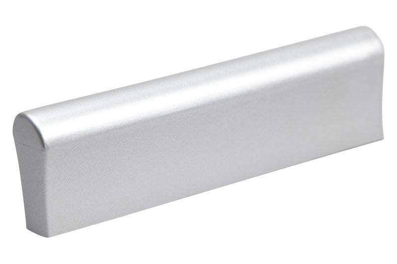 Úchytka na nábytek FAUNA stříbrná - barvy stříbra, plast (8,5/1,2/2,3cm)