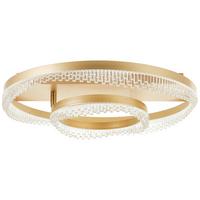 Led-deckenleuchte 3-Fach-Dimmbar - Goldfarben, Design, Kunststoff/Metall (61/13cm) - Brilliant