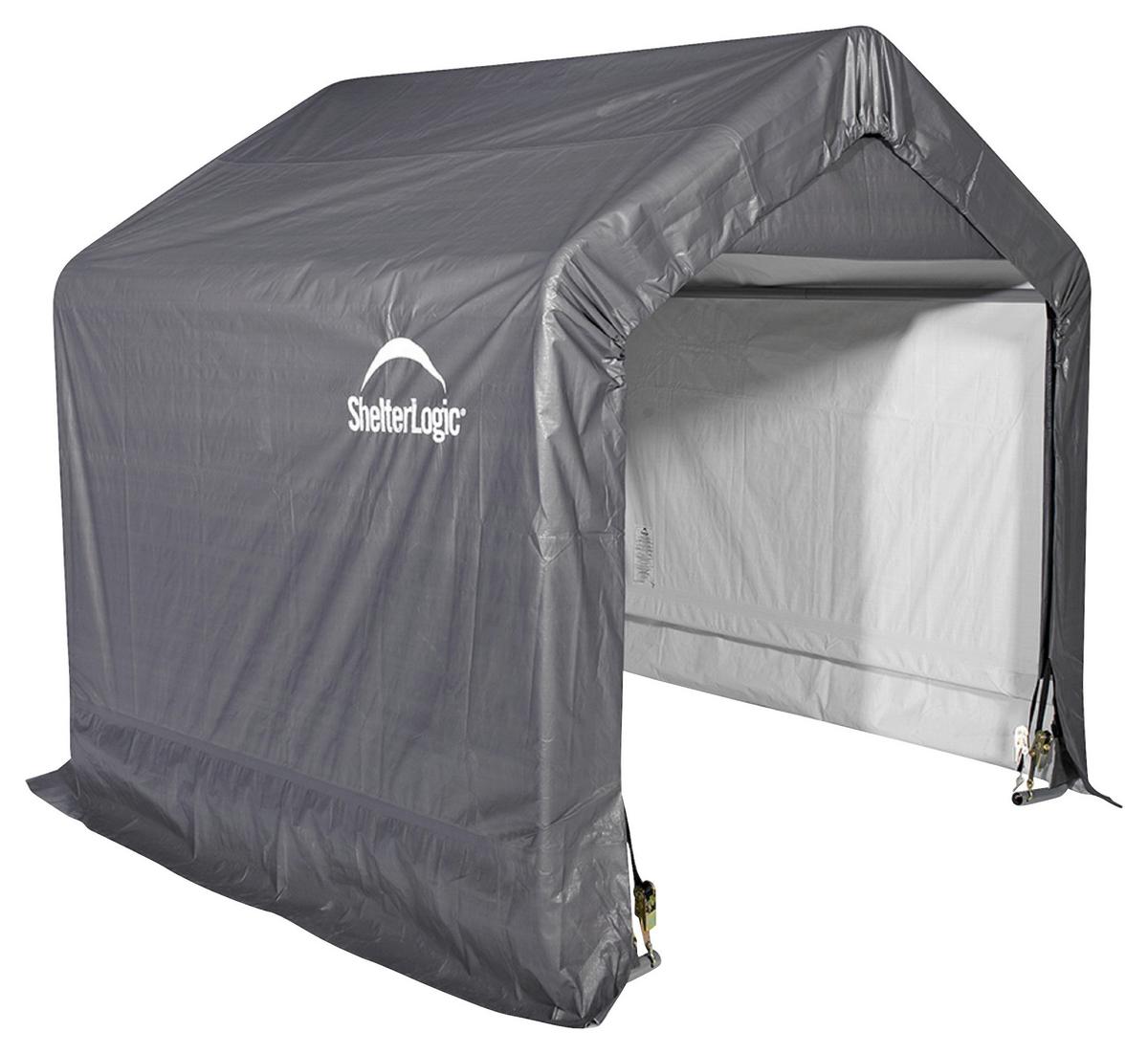 Zeltgarage Shed-In-A-Box 3,24m² - Grau, Basics, Kunststoff (180/180/180cm)