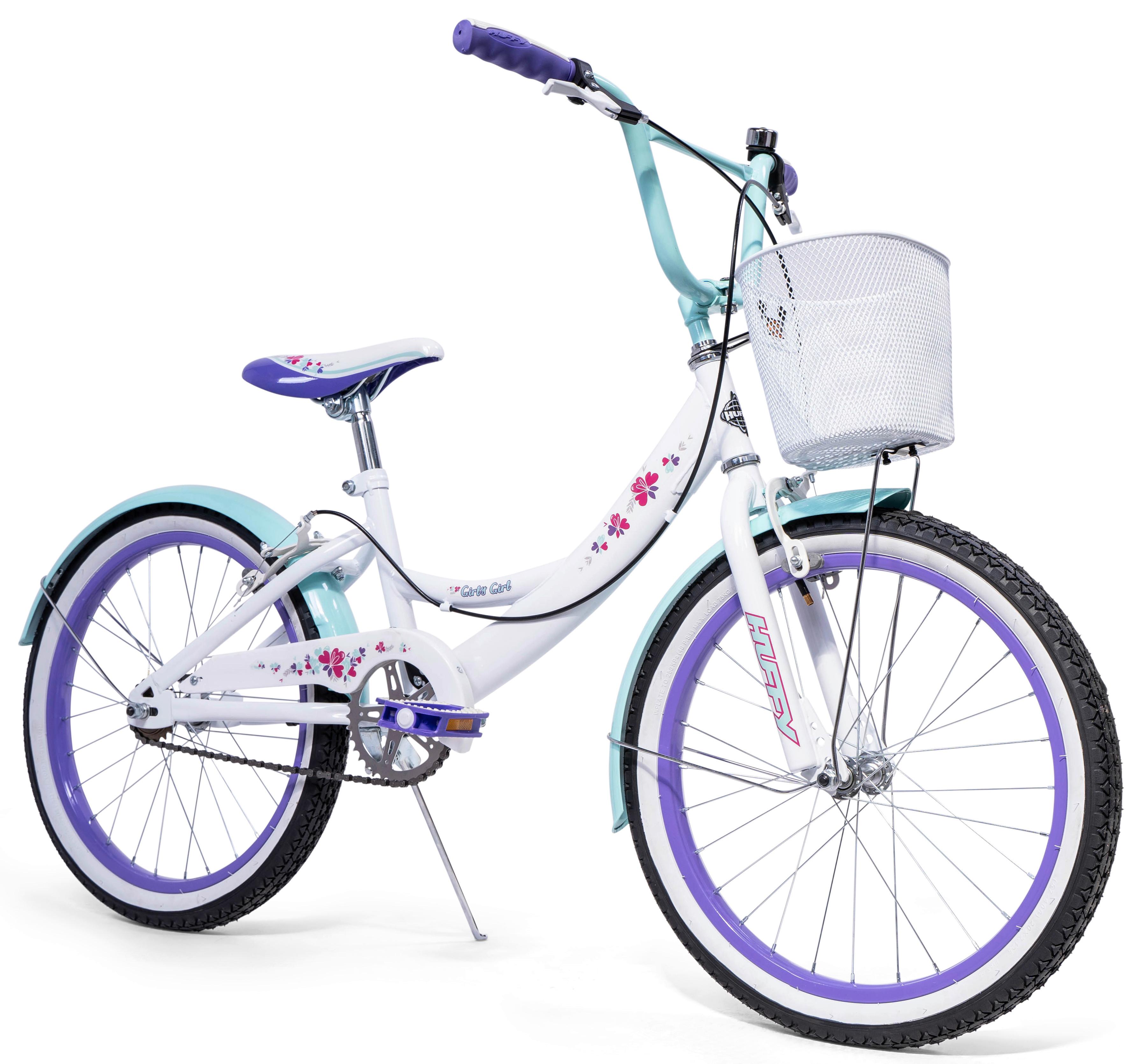 Kinderfahrrad Girly Girl Lila, 20 Zoll