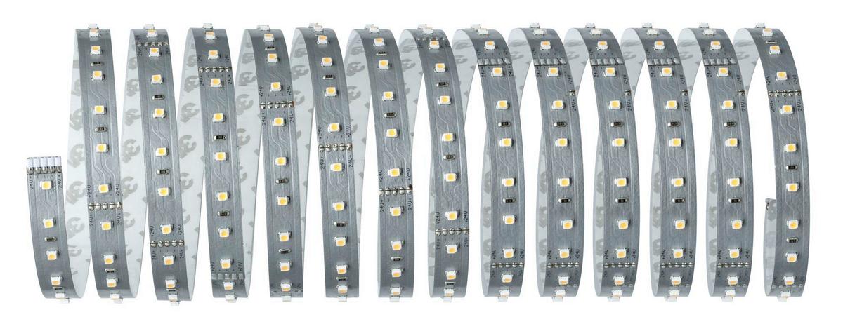 LED-Streifen L: 5-16,5 m dimmbar - Silberfarben, Basics, Metall (500-1650cm) - Paulmann