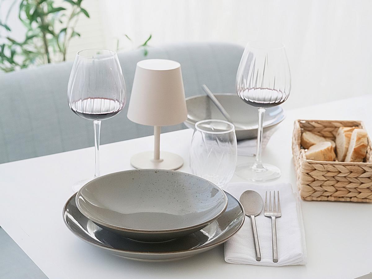 TAFELSERVICE 24972 NATURE COLLECTION STONE - Grau, Basics, Keramik - Creatable