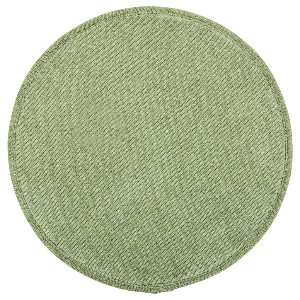 Sitzkissen Campino Olivgrün ⌀ 38 cm Polyester