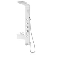 Duschkabine Duschmassagepaneel Ibiza - Chromfarben, KONVENTIONELL, Kunststoff (37,5/135,7/52cm) - Sanotechnik