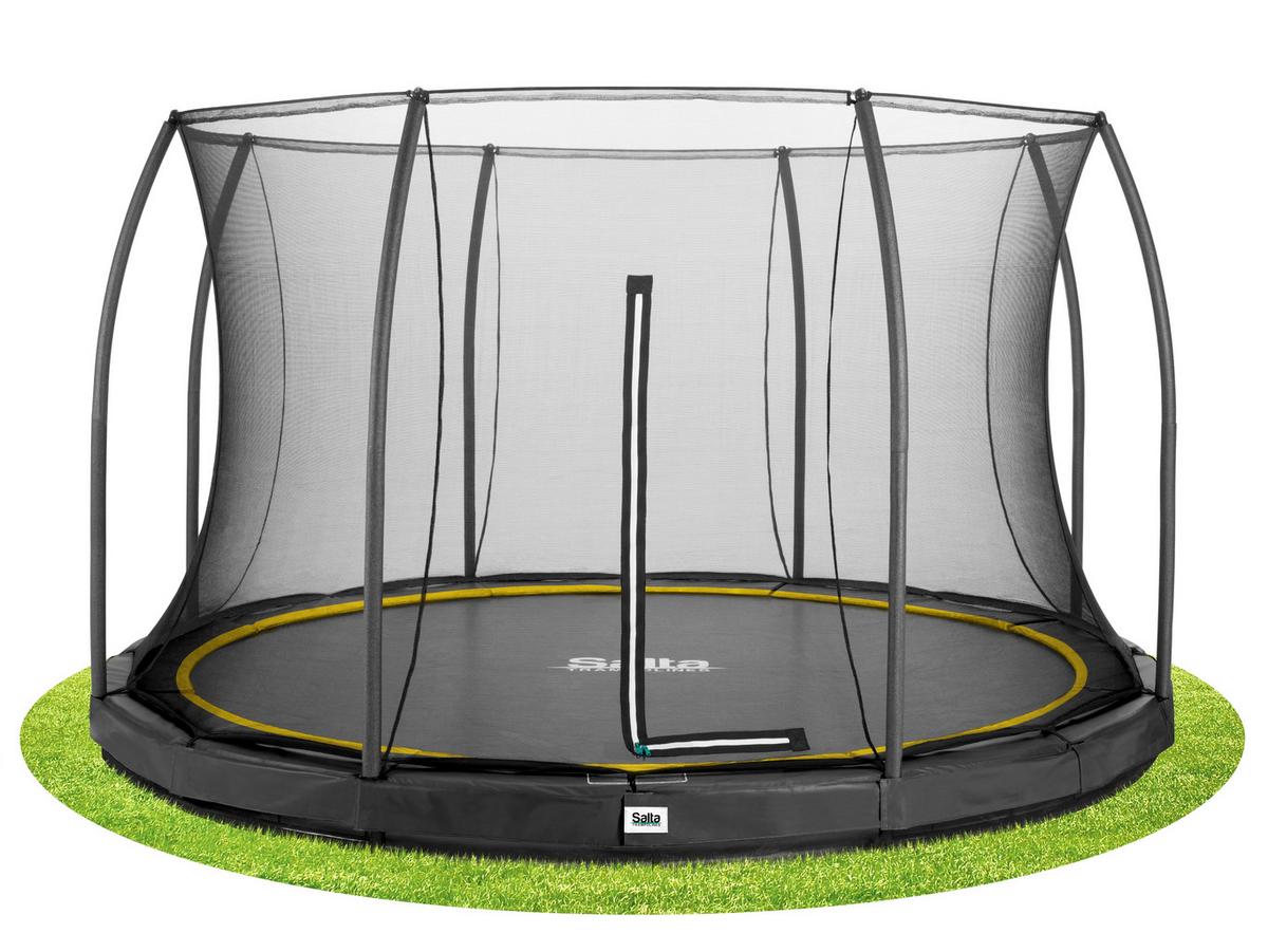 Trampolin 5398a - Schwarz, Basics, Metall (427cm) - Salta