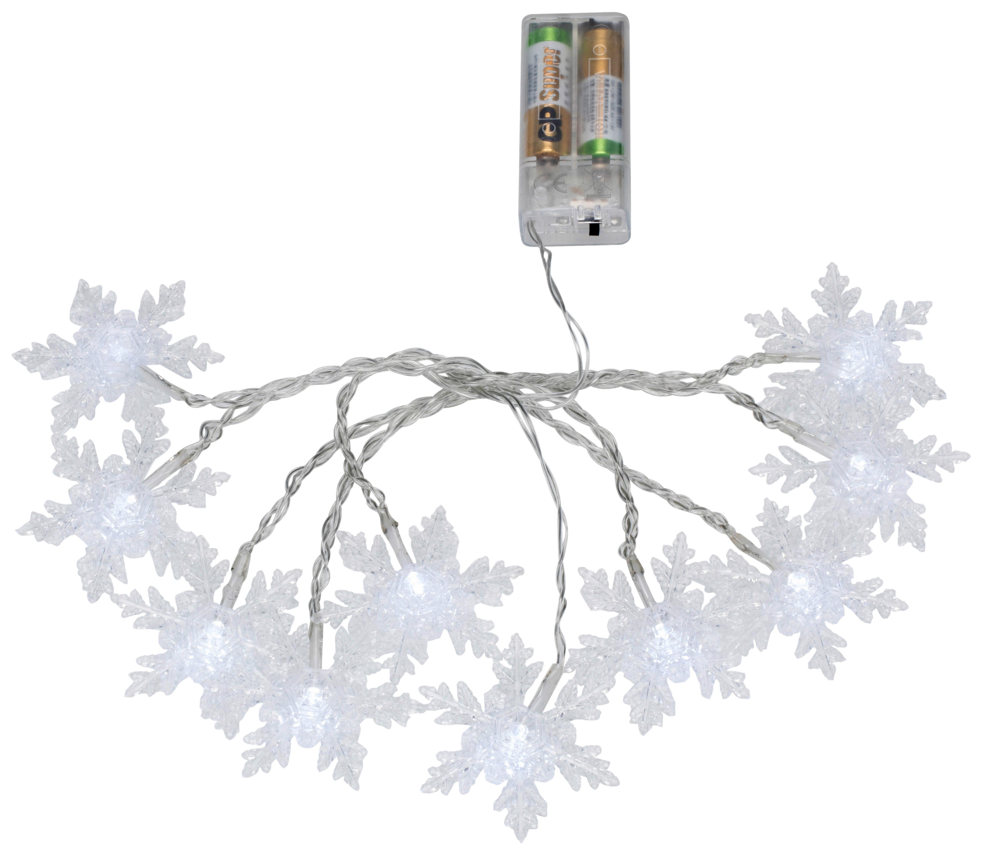Lichterkette Candida 200 cm Batterie - Klar, ROMANTIK / LANDHAUS, Kunststoff (200cm) - James Wood