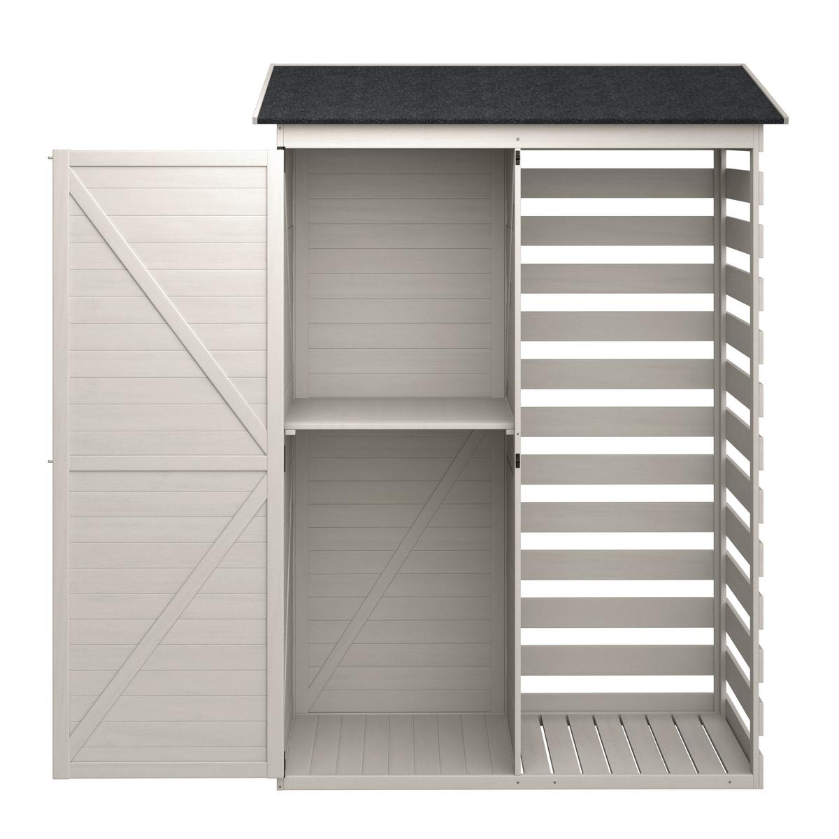 NÁŘAĎOVNA VERA - bílá, Moderní, dřevo (130/55/180cm) - Bessagi Garden