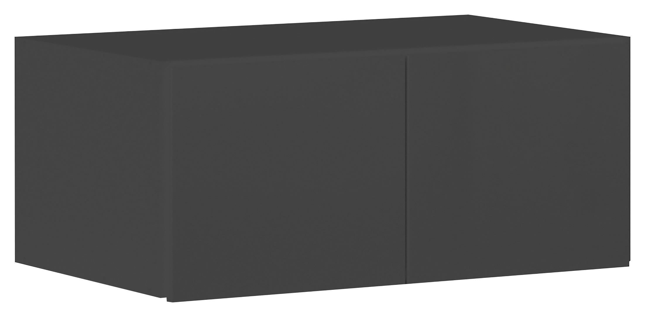 Aufsatzschrank 91 cm Max-Extra Grau - Grau, KONVENTIONELL, Holzwerkstoff (91/39/54cm) - James Wood