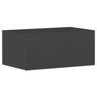 Aufsatzschrank 91 cm Max-Extra Grau - Grau, KONVENTIONELL, Holzwerkstoff (91/39/54cm) - James Wood