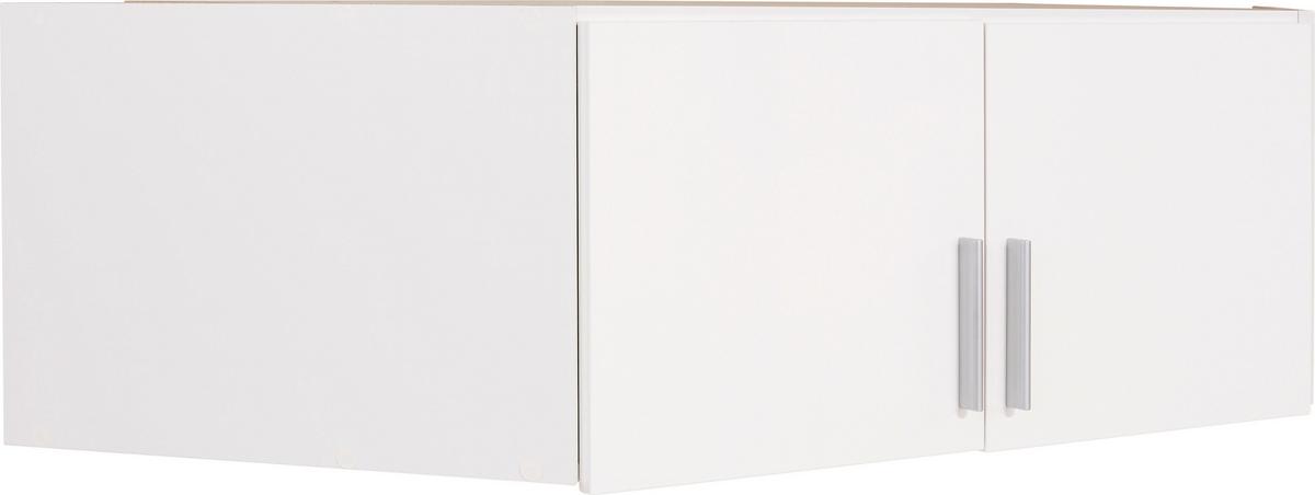 NADSTAVEC NA SKRIŇU CELLE - biela/biela s vysokým leskom, Modern, kompozitné drevo/plast (117/39/117cm)