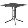 Gartentisch Klappbar Stahl L: 80cm - Anthrazit/Grau, MODERN, Holzwerkstoff/Metall (80/80/73cm) - Sieger