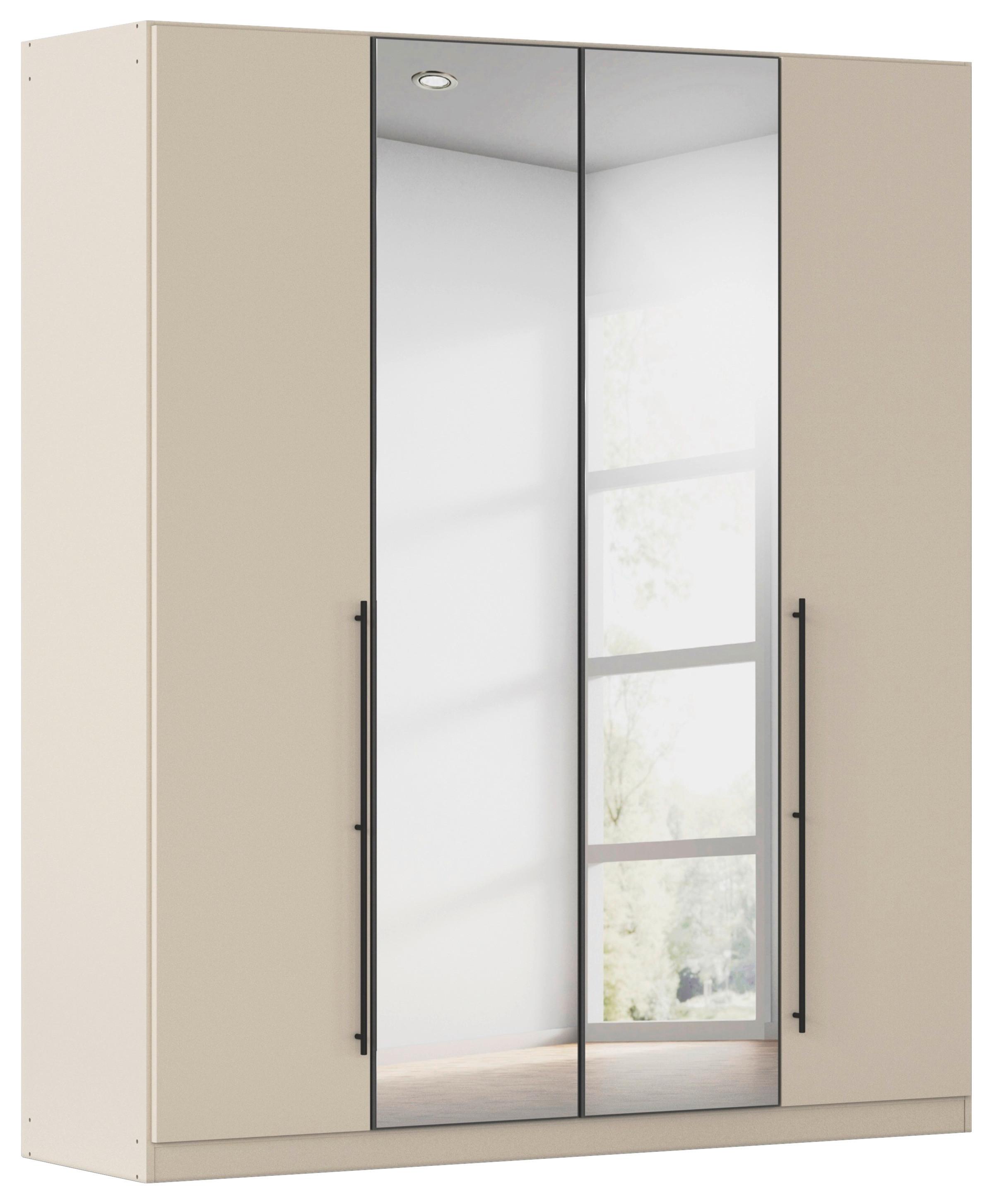 Kleiderschrank Safari mit Spg. Grau/Champagner B: 181cm
