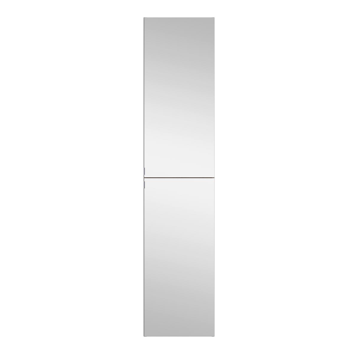 Spiegelschrank Verona Grau B: 40cm - Wildeiche/Weiß, Trend, Holzwerkstoff (40/180/35cm) - Held