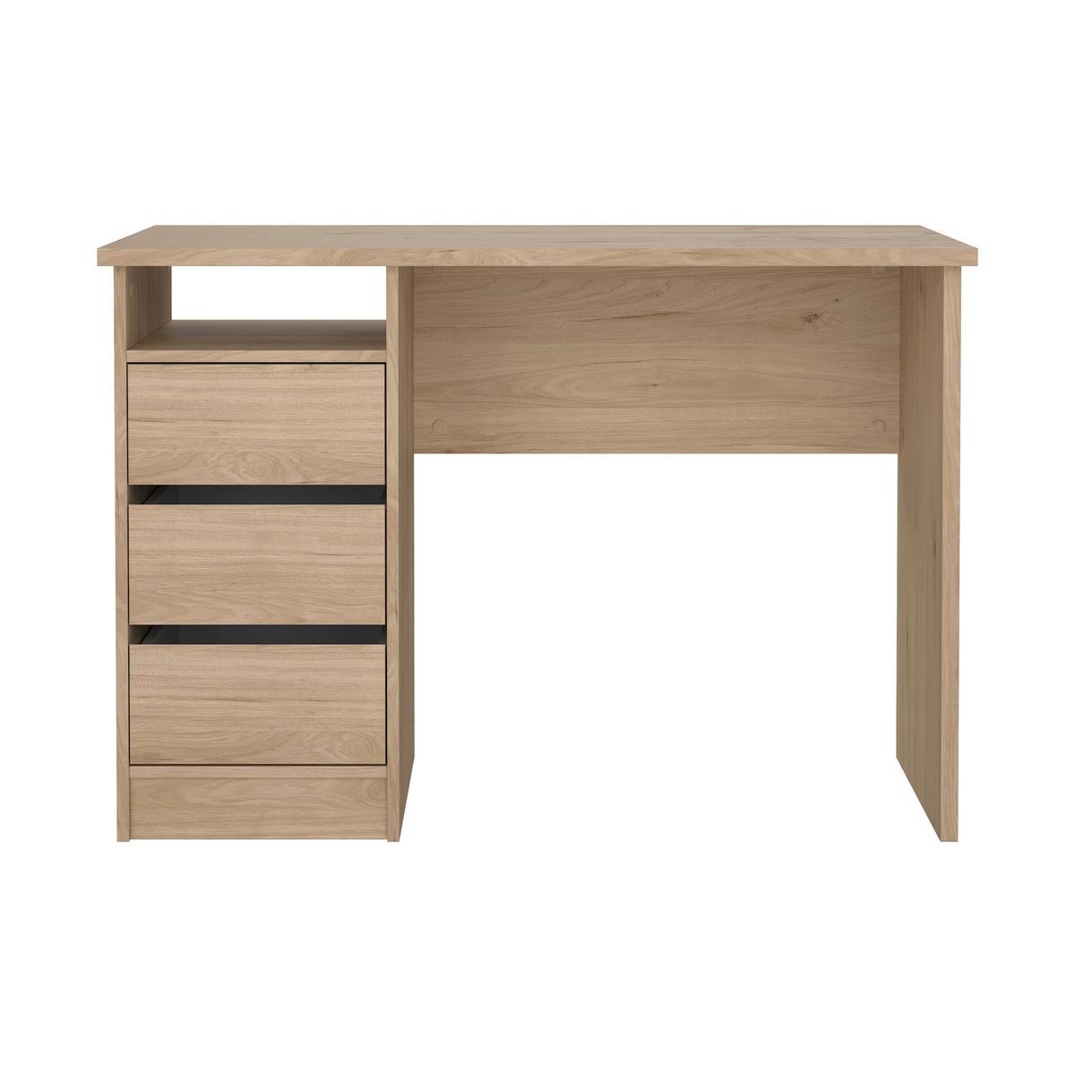 Schreibtisch Function Plus Eichefarben, L: 110 cm - Eichefarben, MODERN, Holzwerkstoff (110/48,5/76cm) - MID.YOU