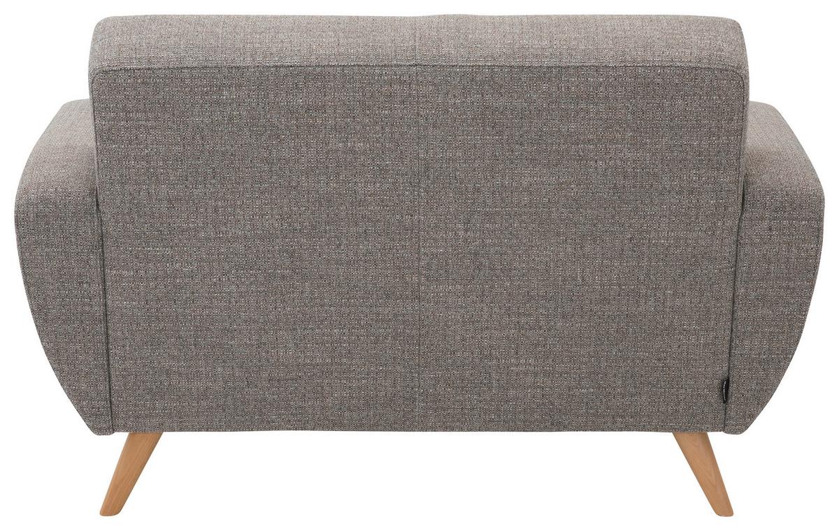 Rückansicht Zweisitzersofa in Grau