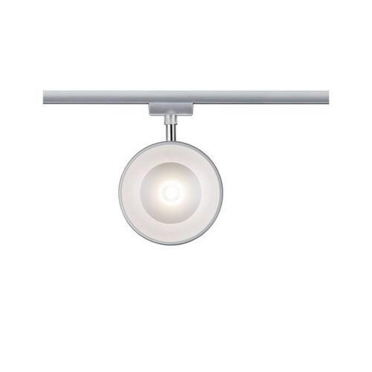 Schienensystem Strahler 95446 In Chromfarben, Rund - Chromfarben, Design, Metall (12,3/19,1cm) - Paulmann