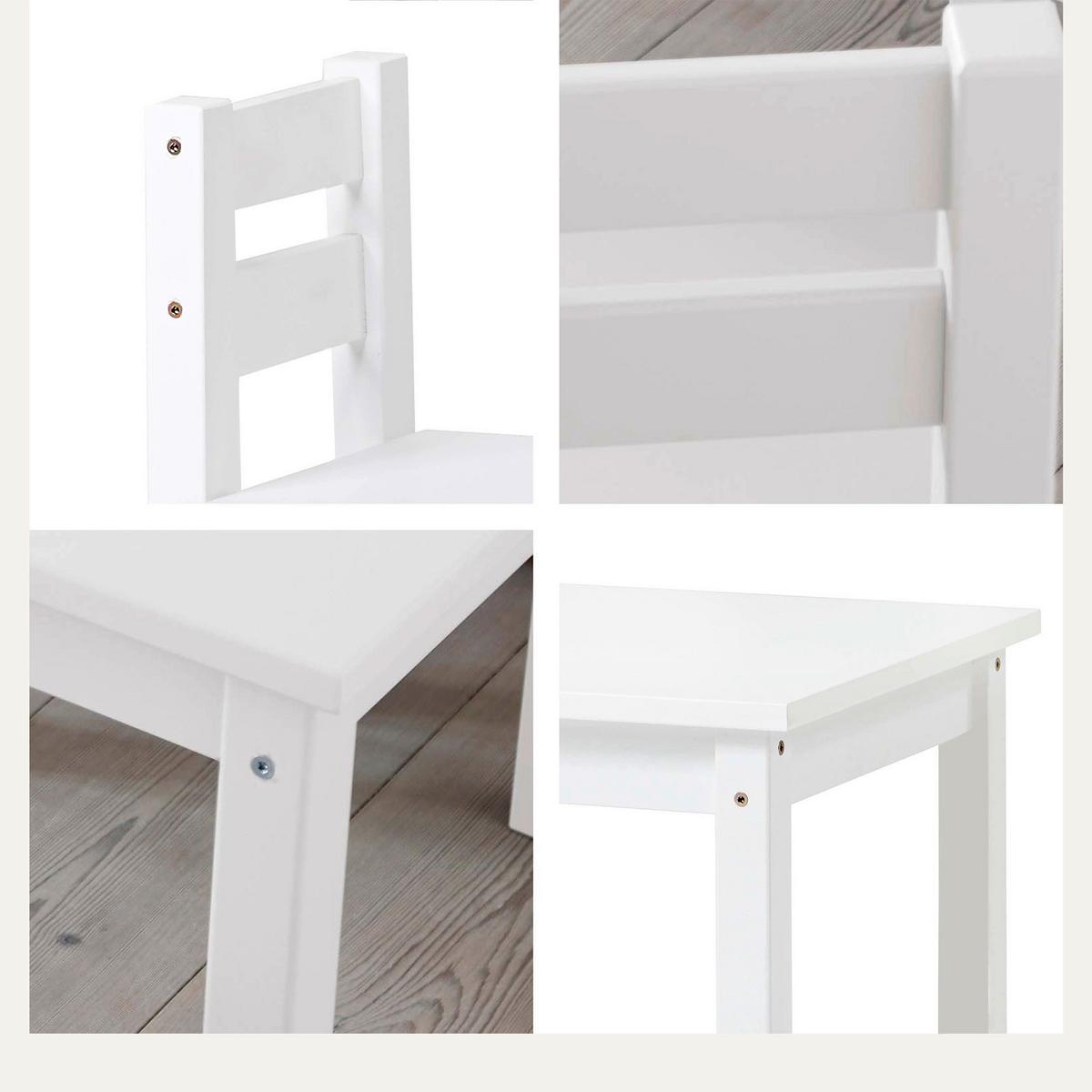 Kindersitzgruppe Bundle Mads Weiß - Weiß, MODERN, Holz - MID.YOU