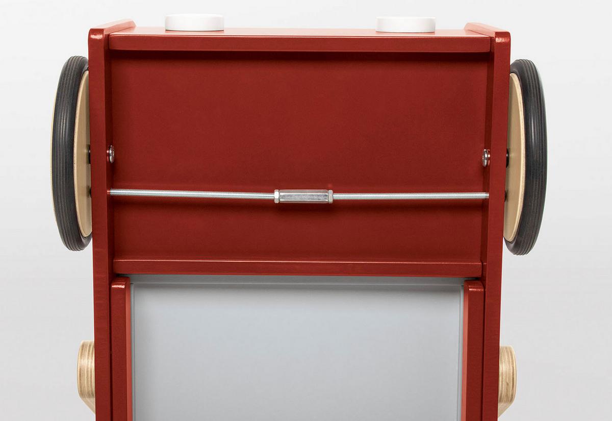 Lauflernwagen Feuerwehrauto Fred - Multicolor, Basics, Holzwerkstoff (54/38/48cm) - Pinolino