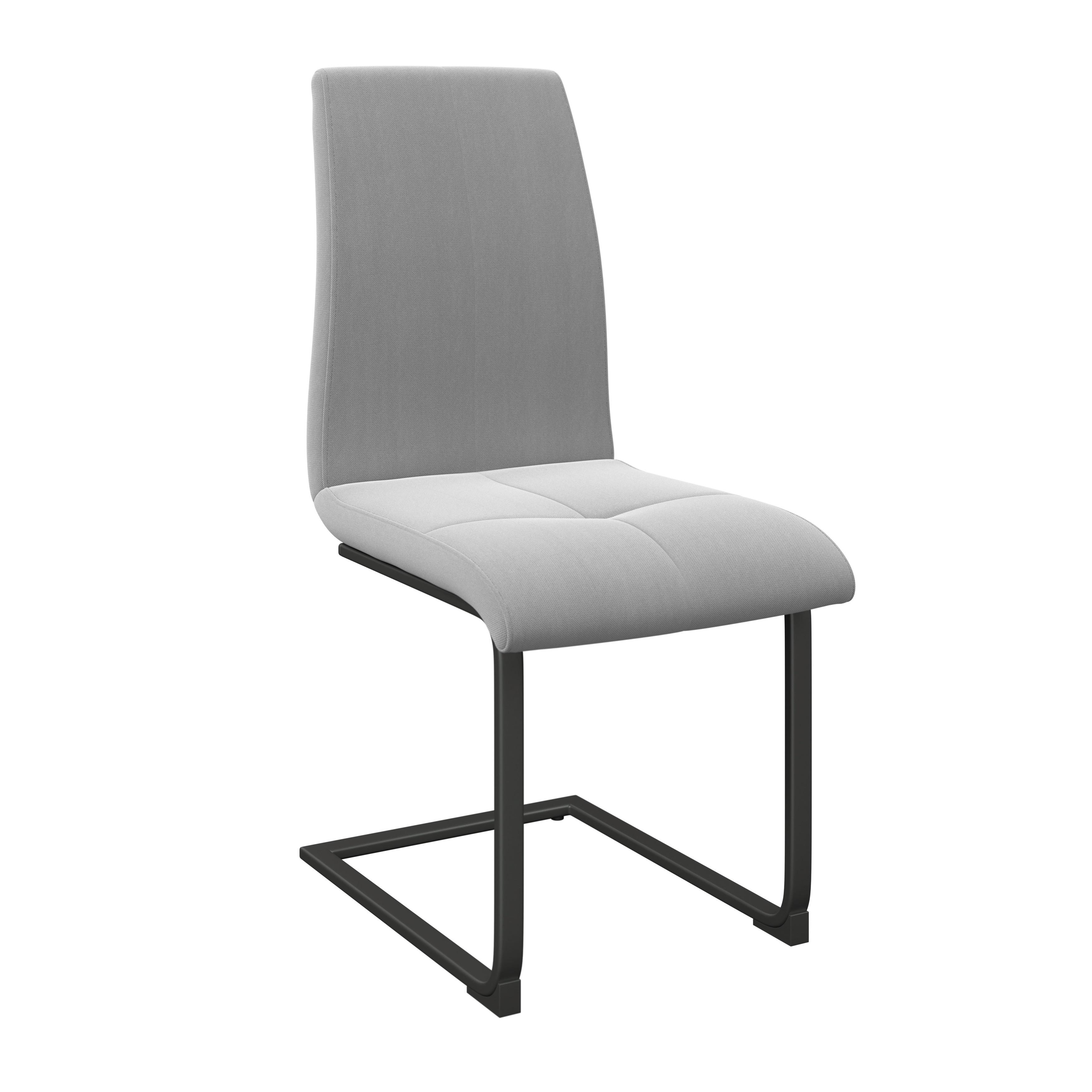 Schwingstuhl Tristan Webstoff hellgrau, B: 41cm