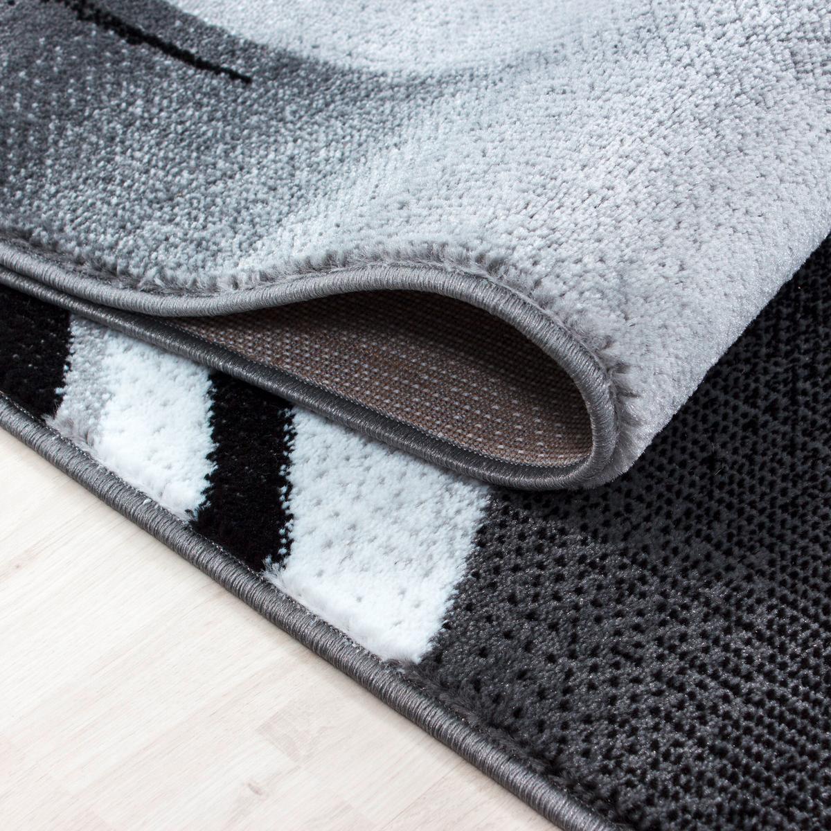Flachwebteppich Parma - Schwarz, Design, Textil (280/370cm) - Novel