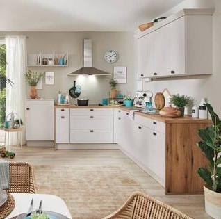 Einbauküche Pn 435 Frei Planbar Landhausstil - Holzwerkstoff - Pino