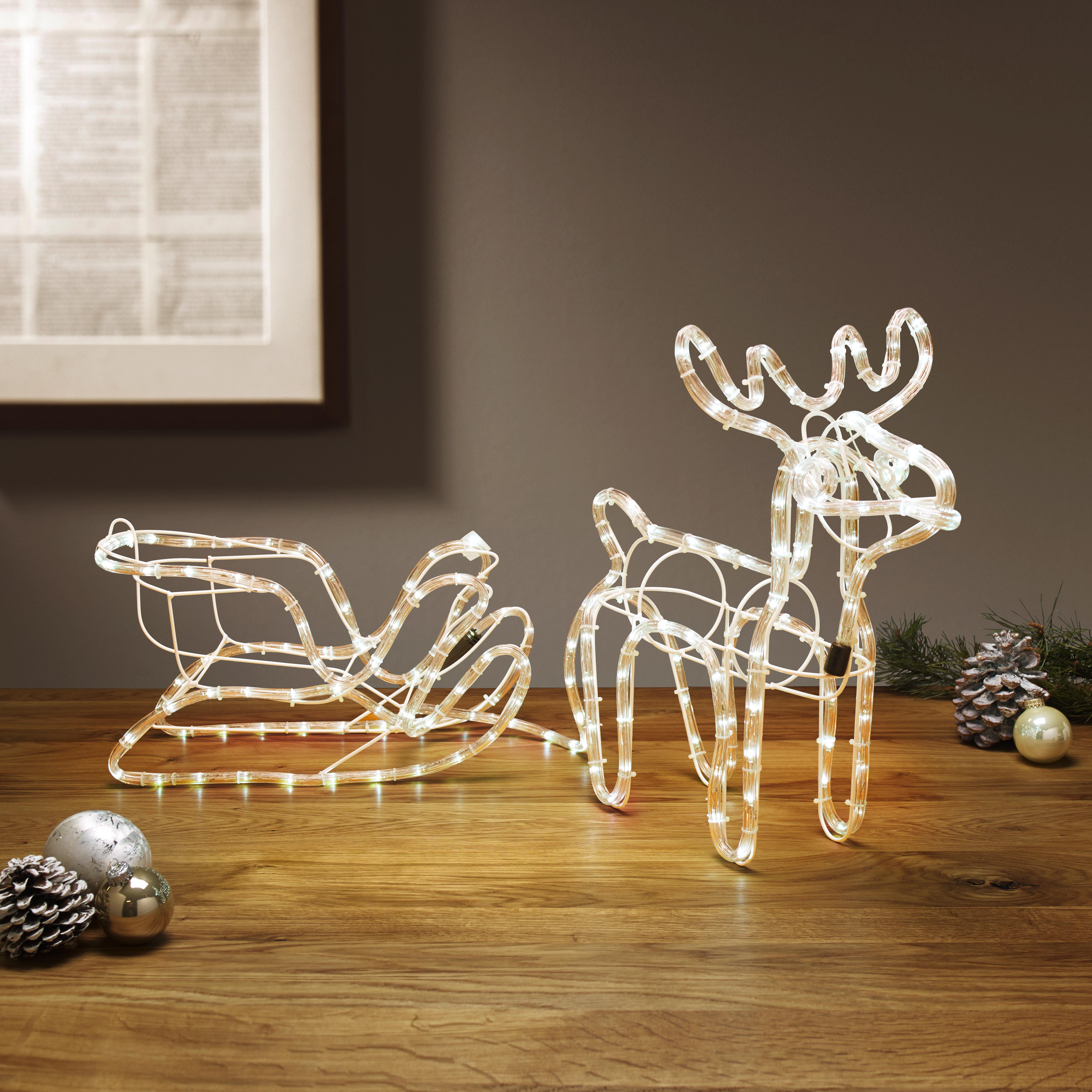 Stimmungsleuchter Ted - Átlátszó, romantikus/Landhaus, Műanyag/Fém - James Wood