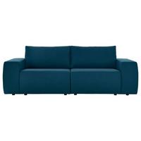 2-Sitzer-Sofa Looks II Dunkelblau - Schwarz/Dunkelblau, Design, Textil (242/87/89cm) - LOOKS by W.Joop