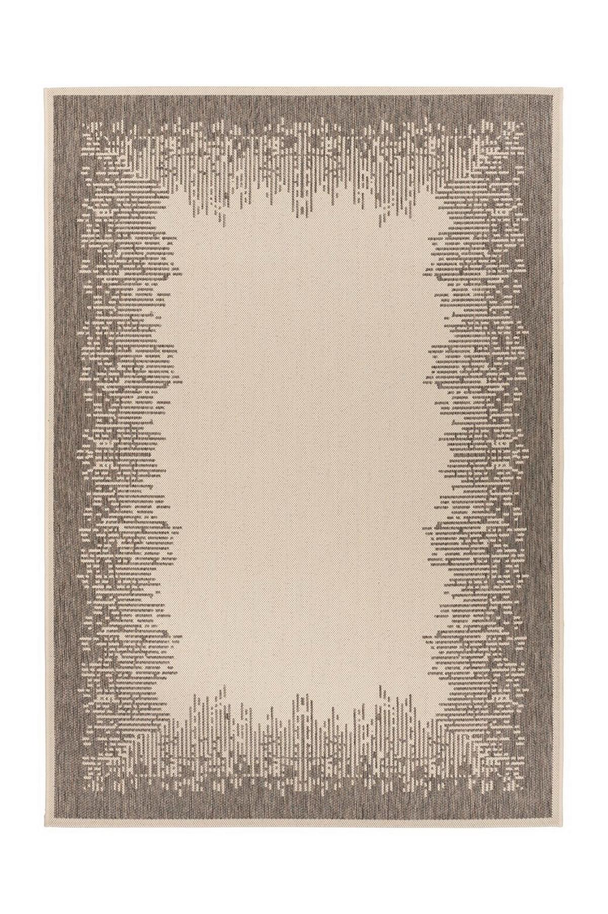 Flachwebteppich Splash 900 Braun/Creme, 160x230 cm - Creme/Braun, KONVENTIONELL, Textil (160/230cm)