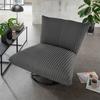 Relaxsessel Cremona Anthrazit B: 100 Cm - Anthrazit/Schwarz, Design, Textil (100/78/96cm) - Livetastic