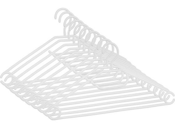 Sada Ramínek Na Šaty Cenový Trhák - bílá, umělá hmota (40,8/20,5cm) - Based Sada Ramínek Na Šaty Cenový Trhák - bílá, umělá hmota (40,8/20,5cm) - Based