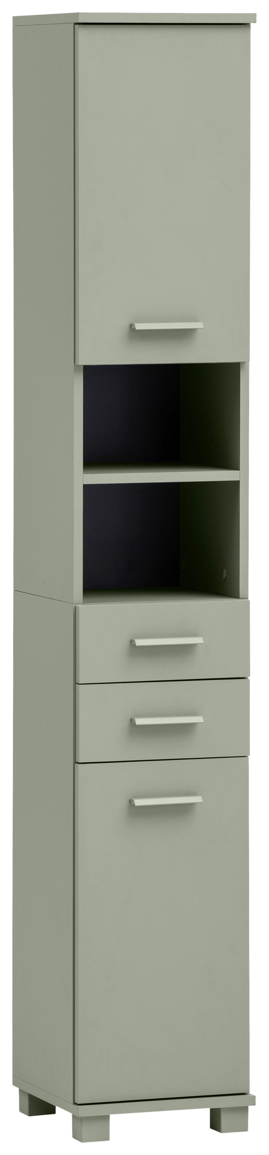 HOCHSCHRANK Mono Grün B: 30,3cm - Hellgrün, MODERN, Holzwerkstoff (30,3/180,9/32,6cm) - MID.YOU