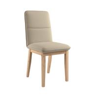 Vierfußstuhl Beluna Ii Webstoff Beige, B: 47cm - Eichefarben/Beige, KONVENTIONELL, Holz/Textil (47/91/44cm) - James Wood