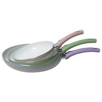 Pfannenset Hortensia - Lila/Rosa, ROMANTIK / LANDHAUS, Kunststoff/Metall - James Wood