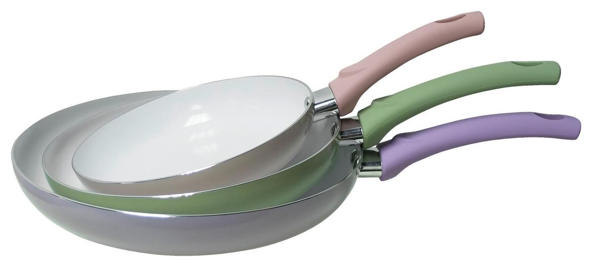 Pfannenset Hortensia - Gelb/Rot, ROMANTIK / LANDHAUS, Kunststoff/Metall - James Wood