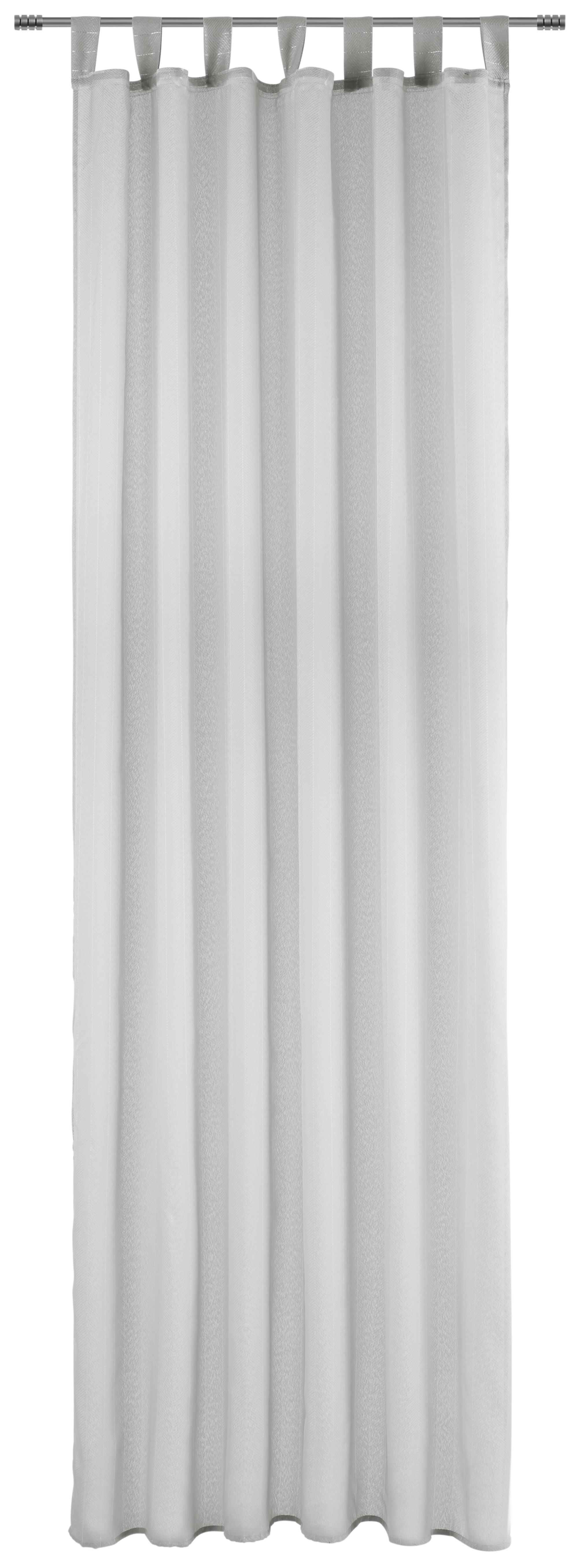 Kombivorhang Anina - Grau, MODERN, Textil (140/255cm) - Luca Bessoni