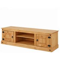 Lowboard Mexico Naturfarben B: 160cm - Naturfarben, Design, Holz (160/45/45cm) - MID.YOU