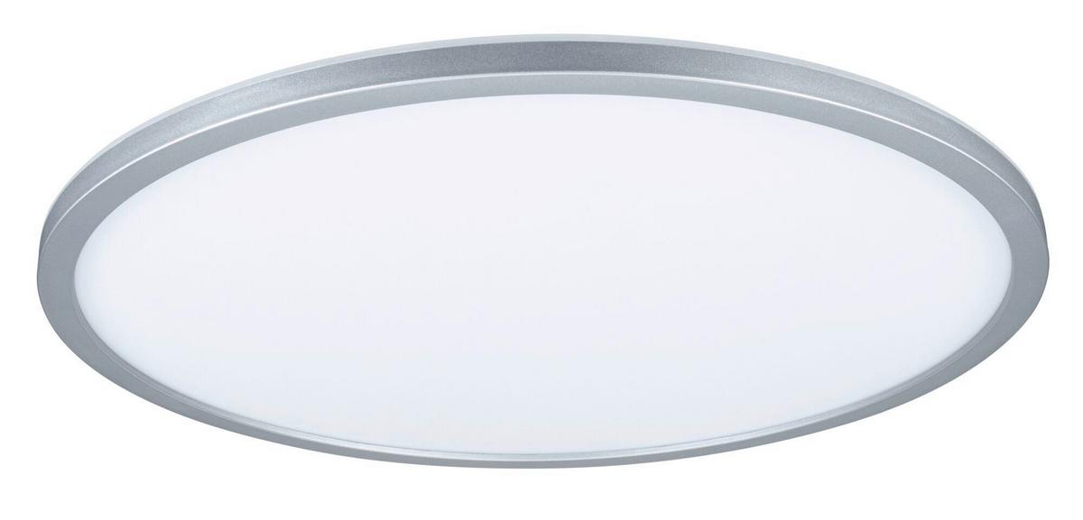 Led-paneel Ø 29,3 Cm Rund - Chromfarben, Basics, Kunststoff (29,3/2,8cm) - Paulmann