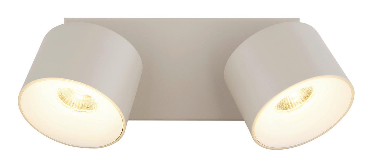 LED ZÁŘIČ RAE - bílá/průhledné, Design, kov/plast (20.5/7.2/12cm) - Globo