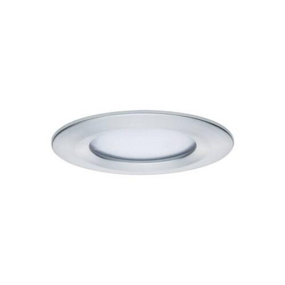 LED-Deckenleuchte 3er-Set Ø 8,4 cm Rund - Alufarben, Basics, Metall (8,4cm) - Paulmann